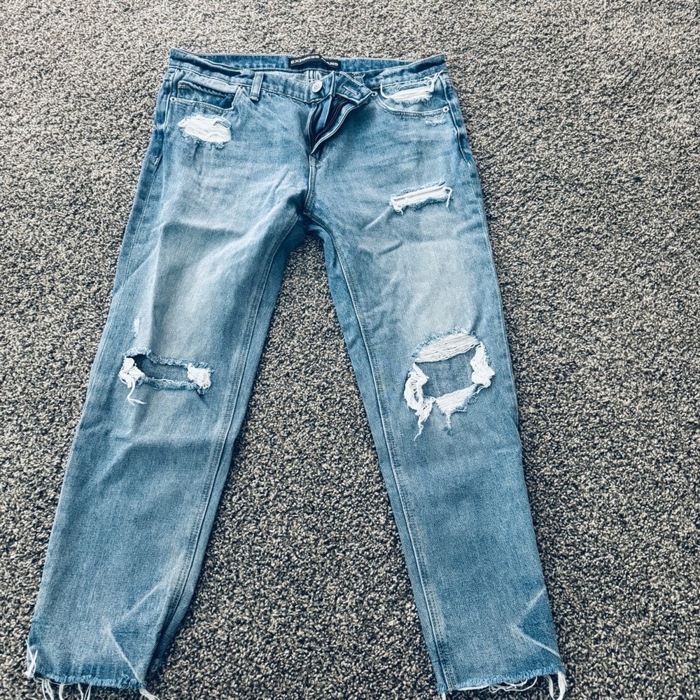 Express cropped jeans